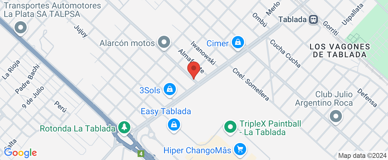 Mapa de la ubicación