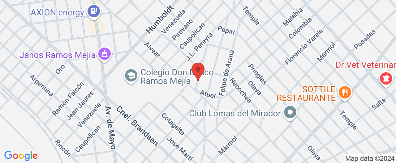Mapa de la ubicación