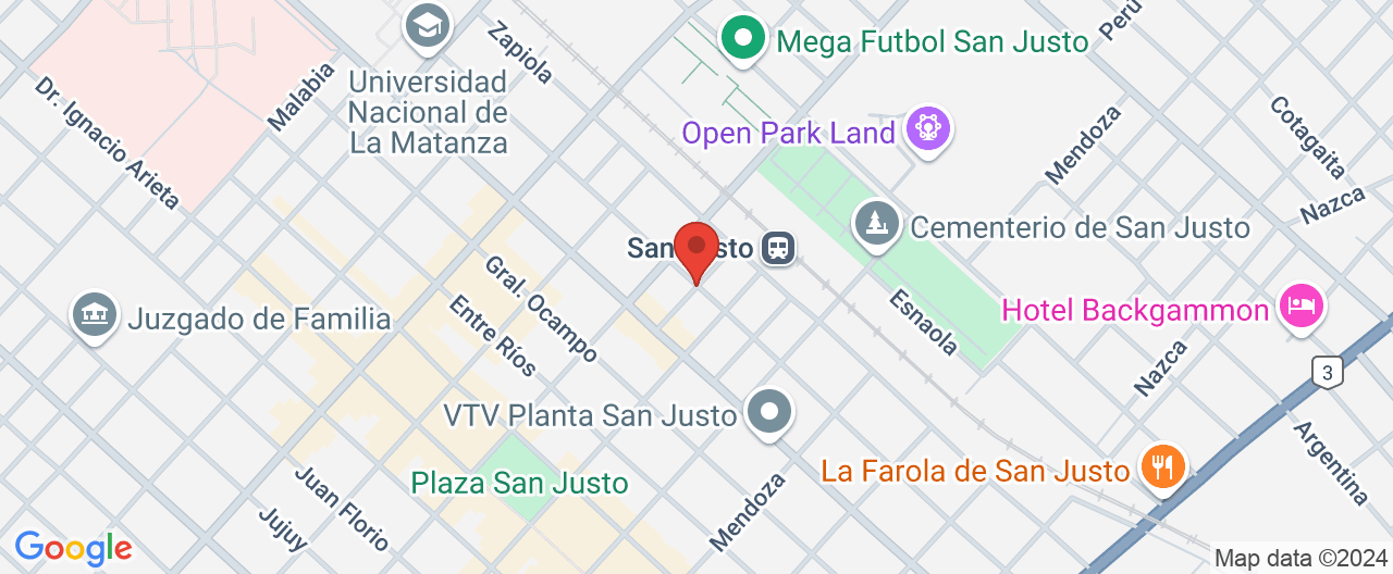 Mapa de la ubicación