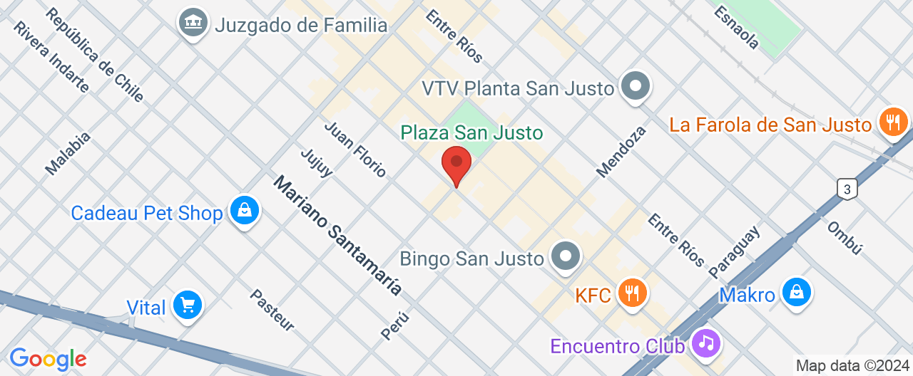 Mapa de la ubicación