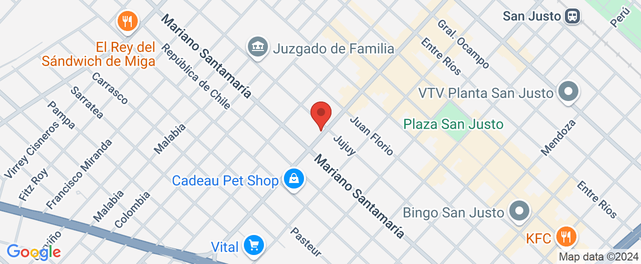 Mapa de la ubicación