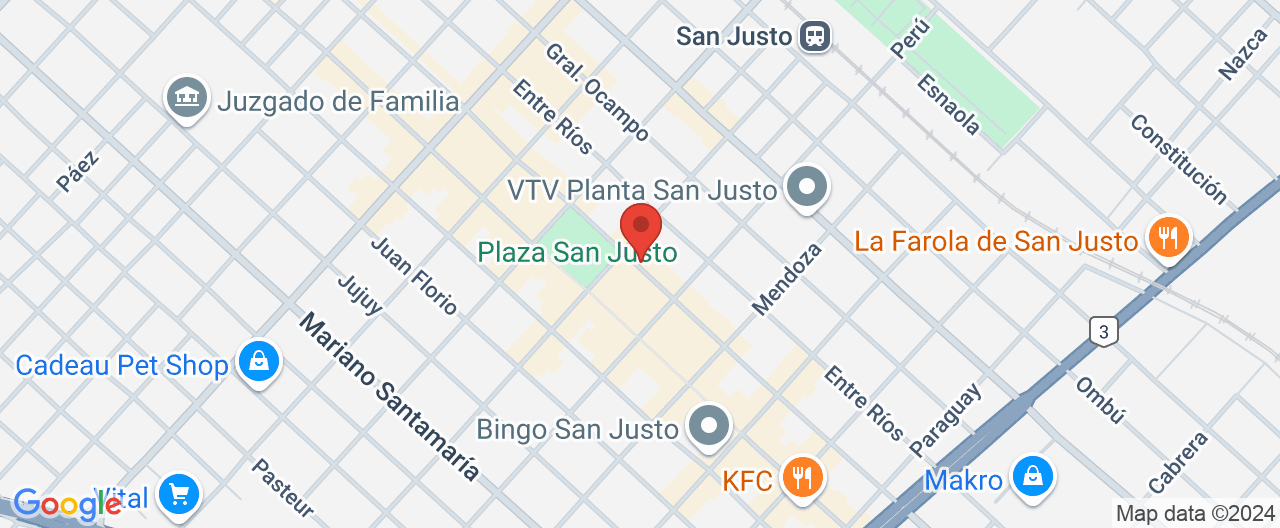 Mapa de la ubicación