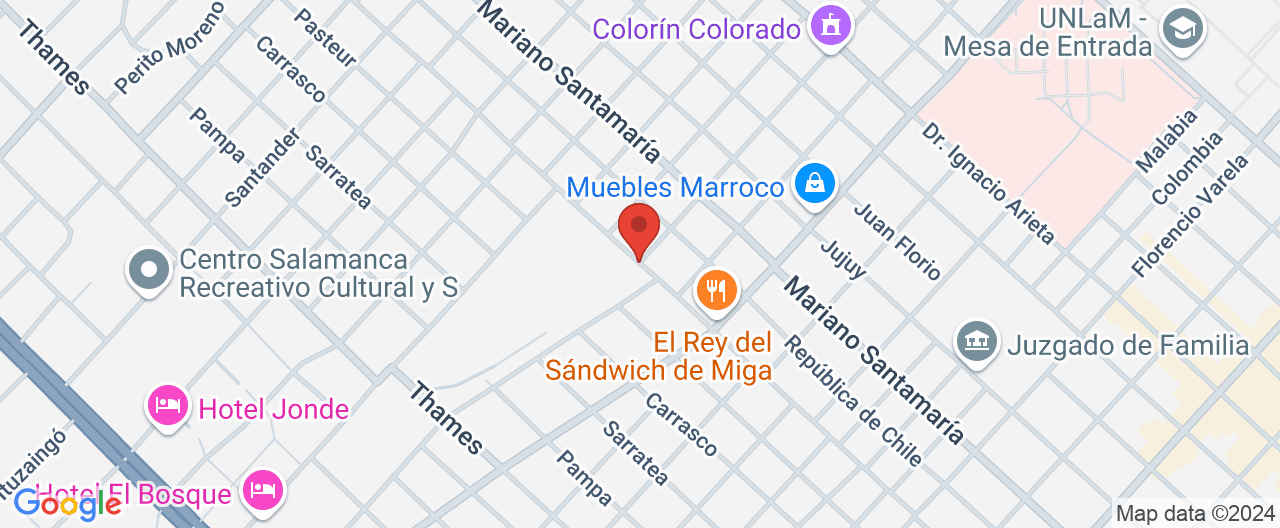 Mapa de la ubicación