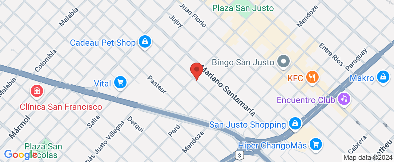 Mapa de la ubicación