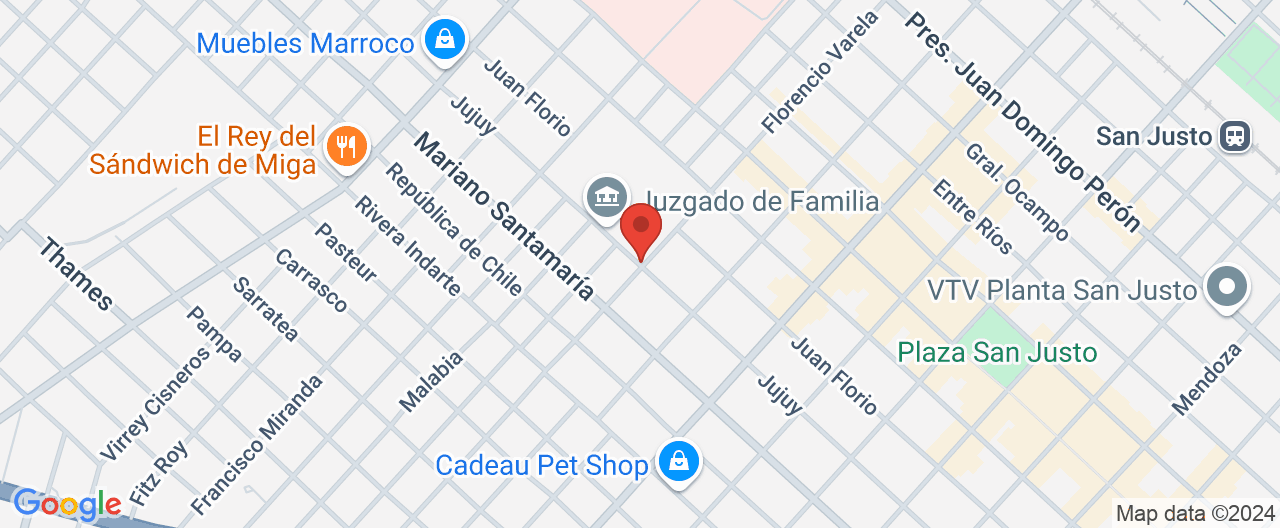 Mapa de la ubicación