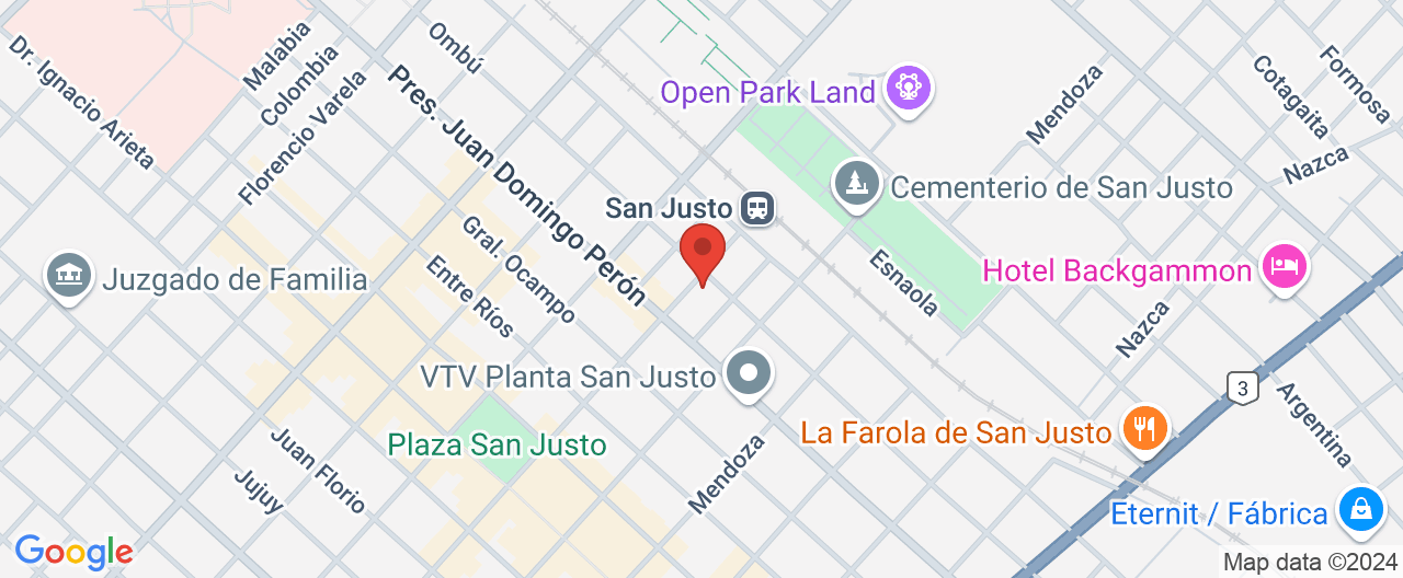 Mapa de la ubicación