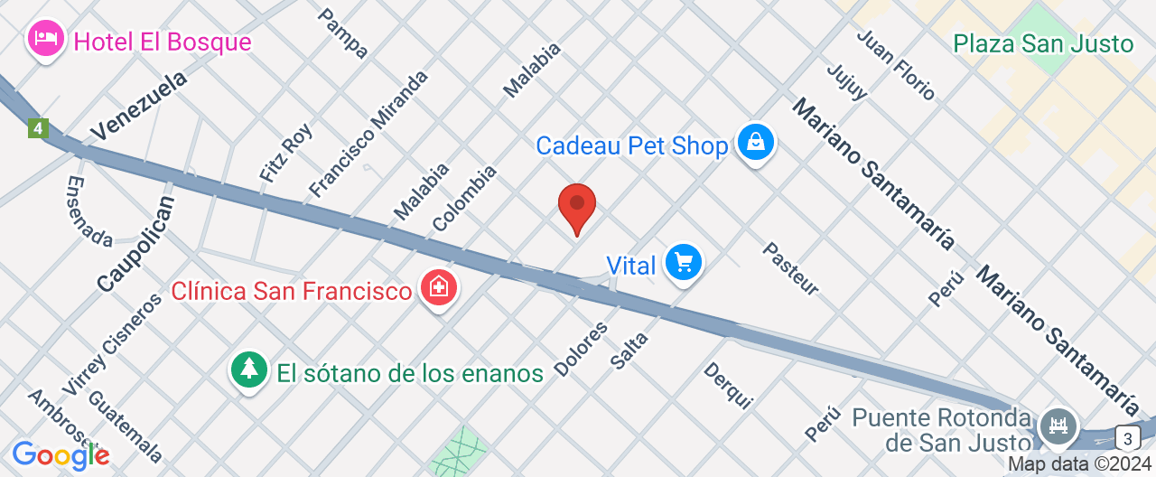 Mapa de la ubicación