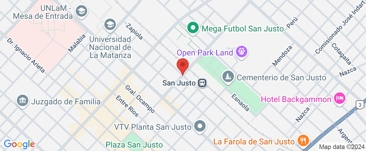 Mapa de la ubicación