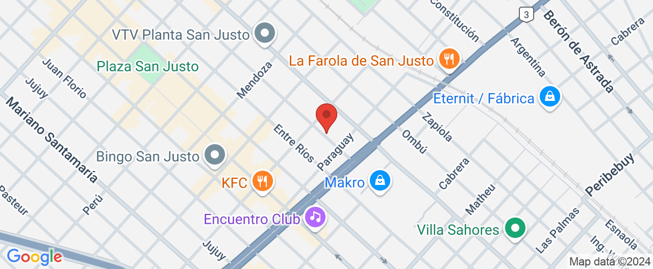 Mapa de la ubicación