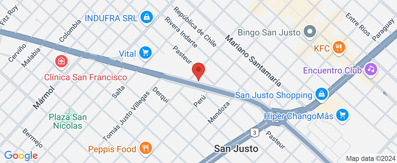 Mapa de la ubicación