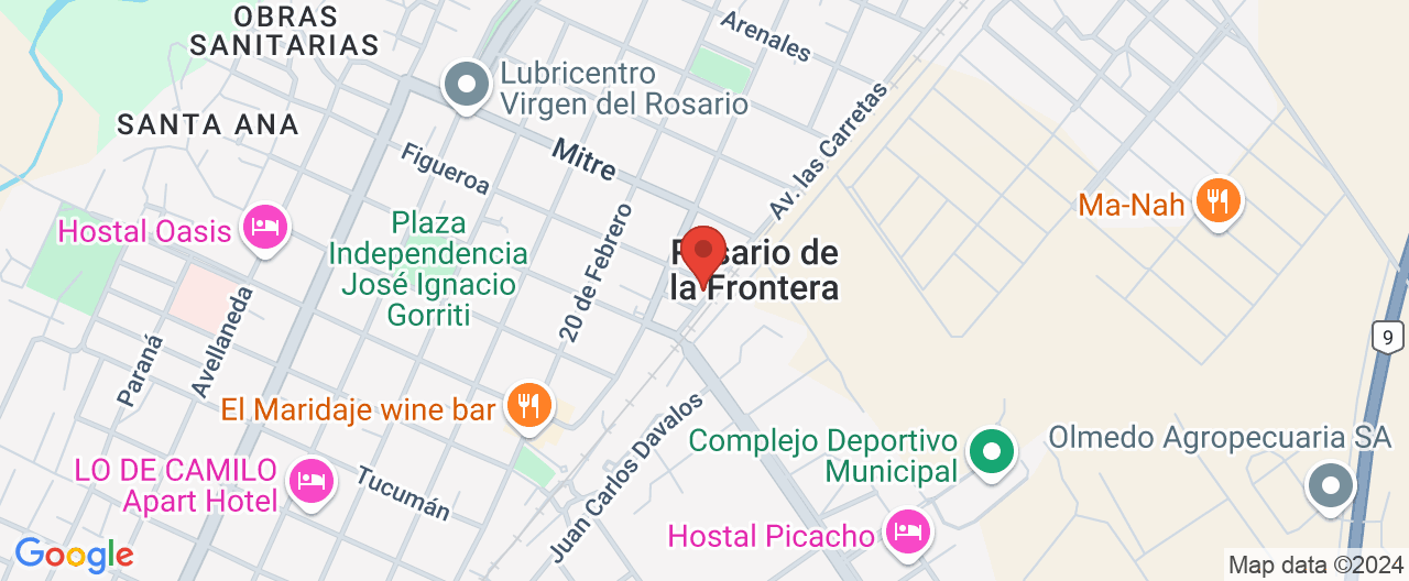 Mapa de la ubicación