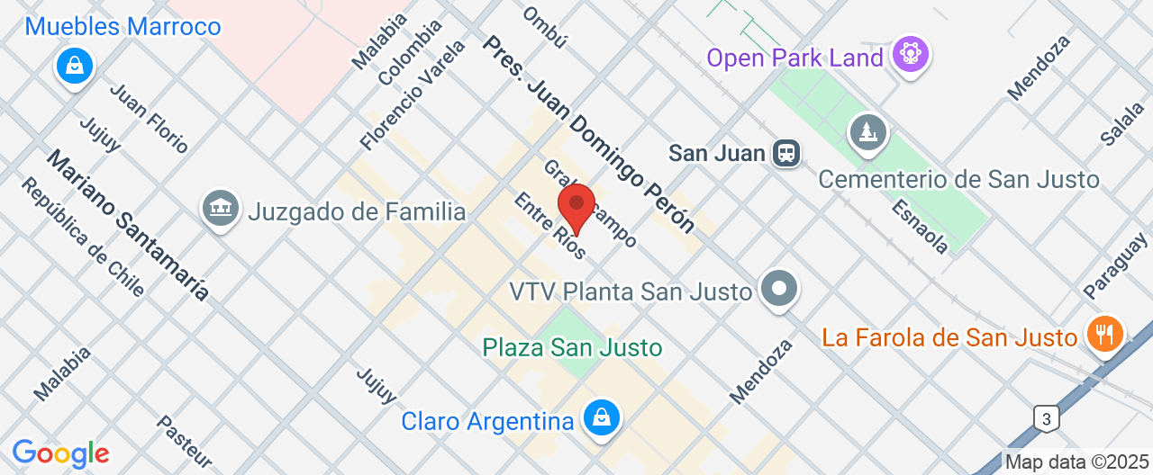 Mapa de la ubicación