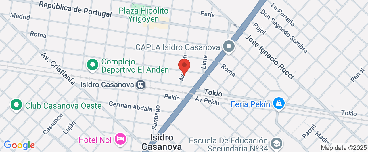 Mapa de la ubicación
