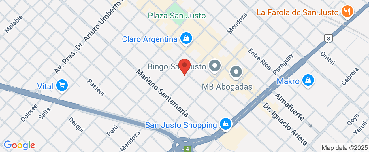 Mapa de la ubicación