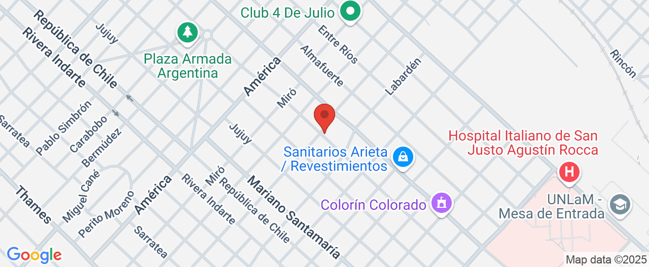 Mapa de la ubicación