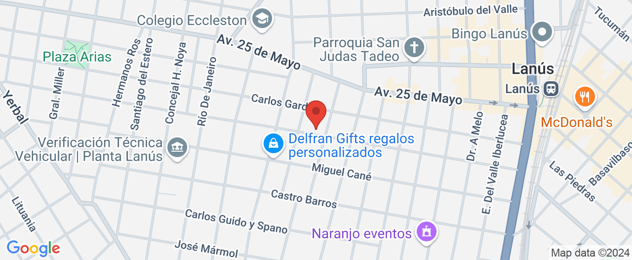 Mapa de la ubicación