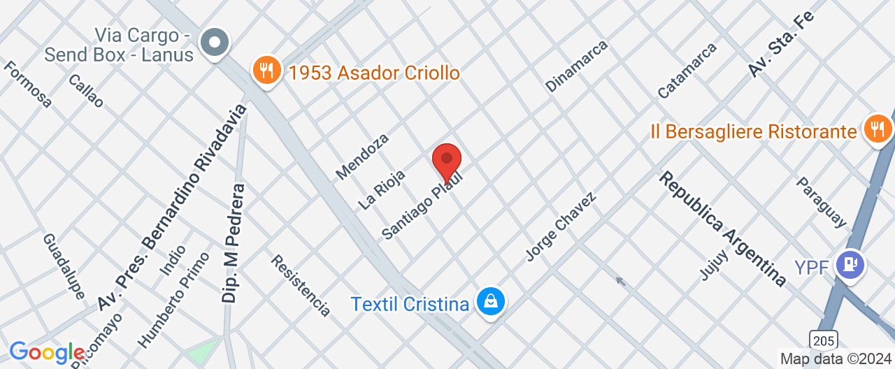 Mapa de la ubicación
