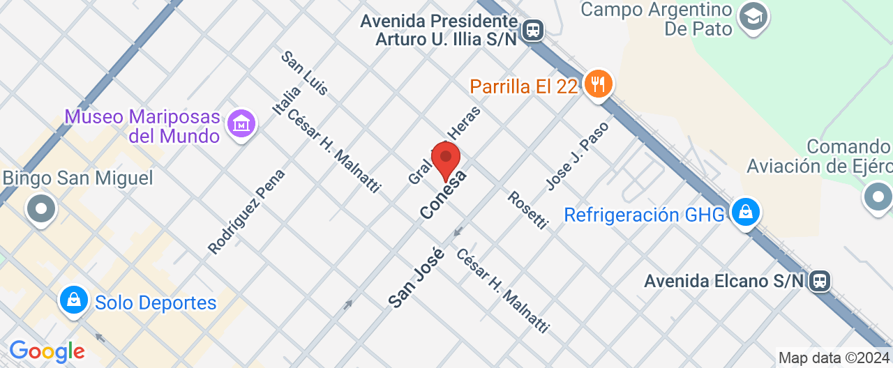 Mapa de la ubicación