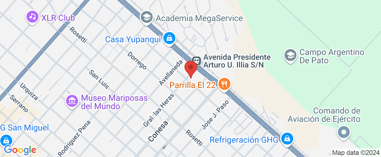 Mapa de la ubicación