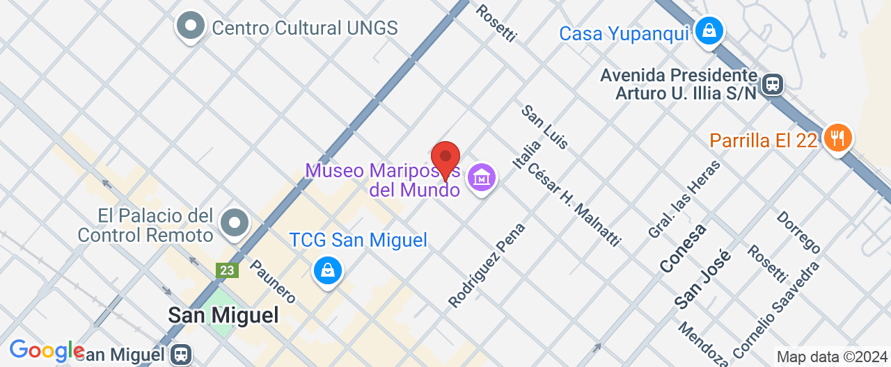 Mapa de la ubicación