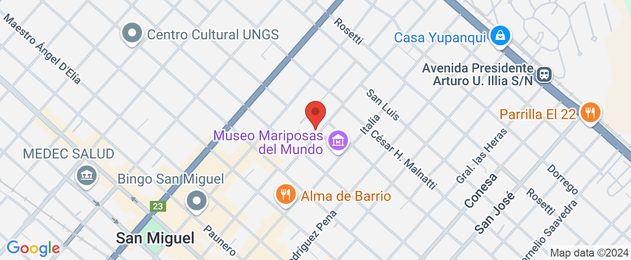 Mapa de la ubicación