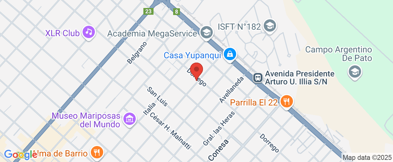 Mapa de la ubicación
