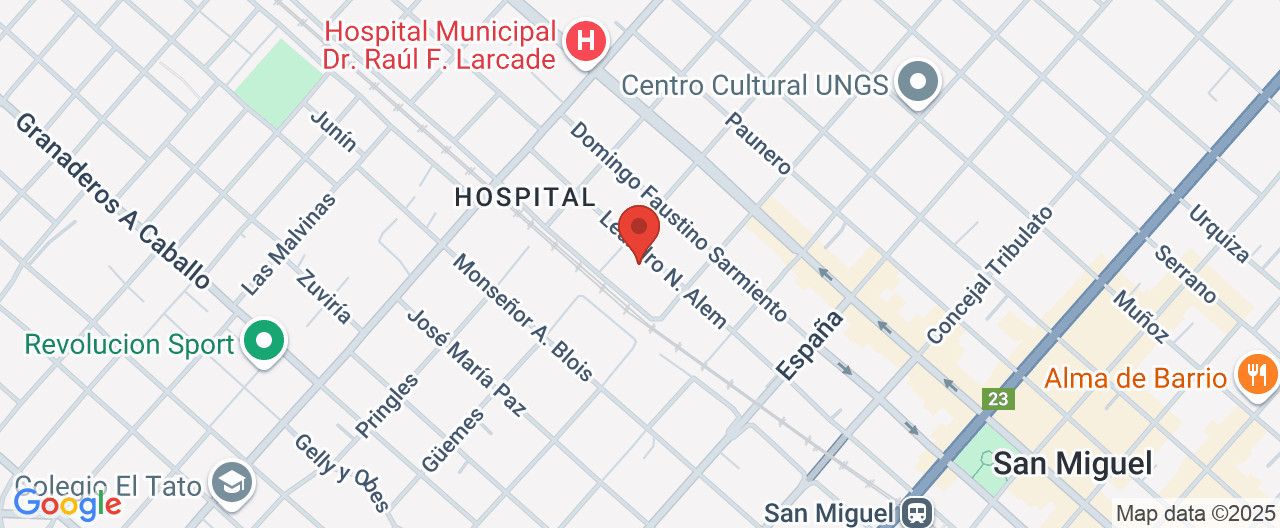 Mapa de la ubicación