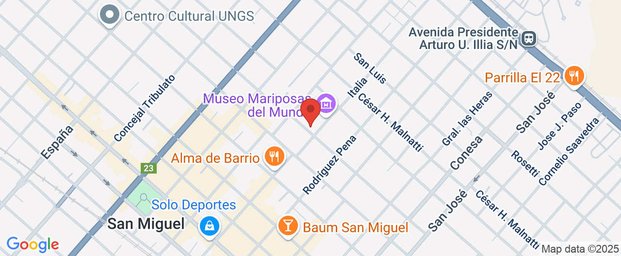 Mapa de la ubicación