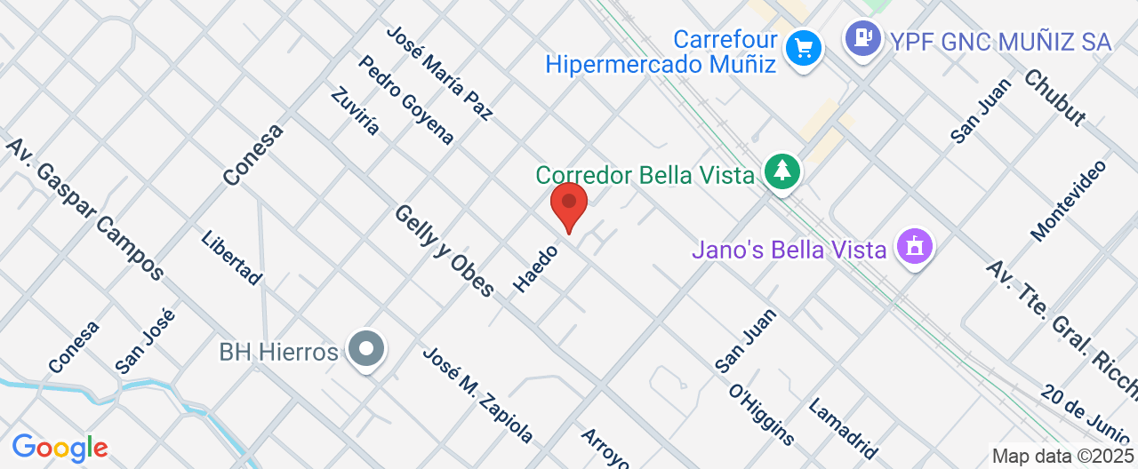Mapa de la ubicación