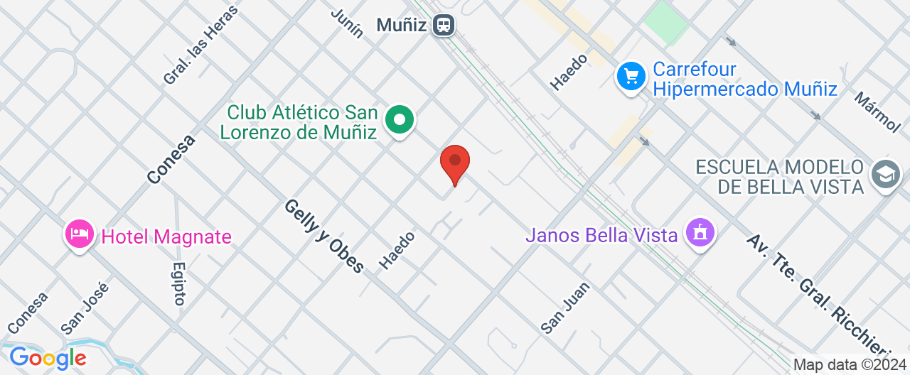Mapa de la ubicación