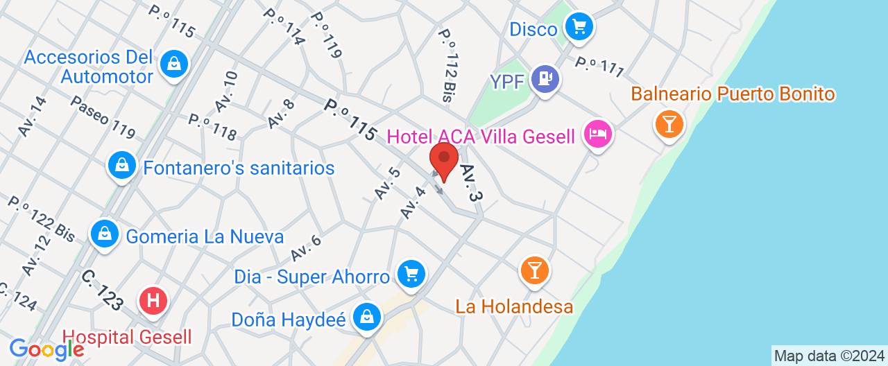 Mapa de la ubicación