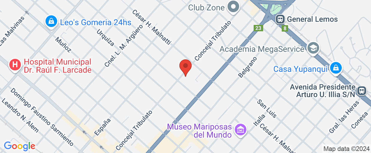Mapa de la ubicación