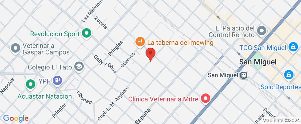 Mapa de la ubicación