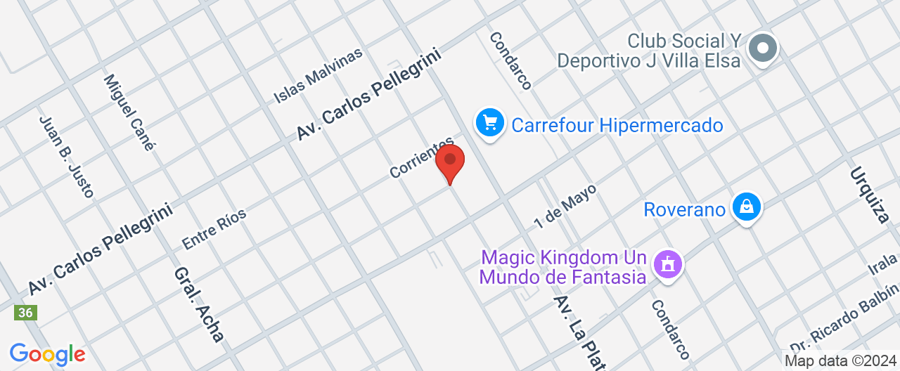 Mapa de la ubicación