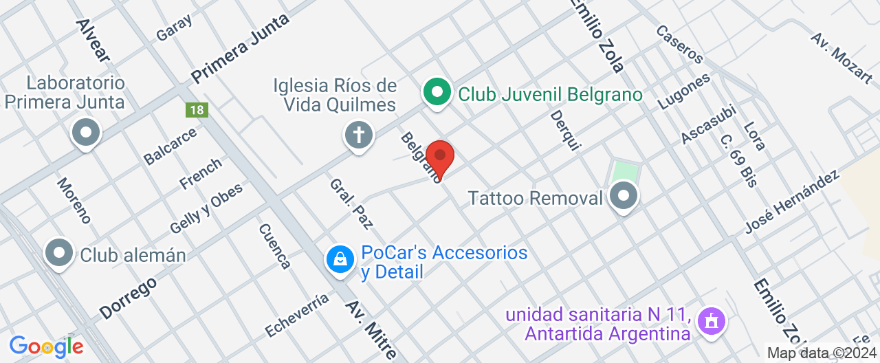 Mapa de la ubicación