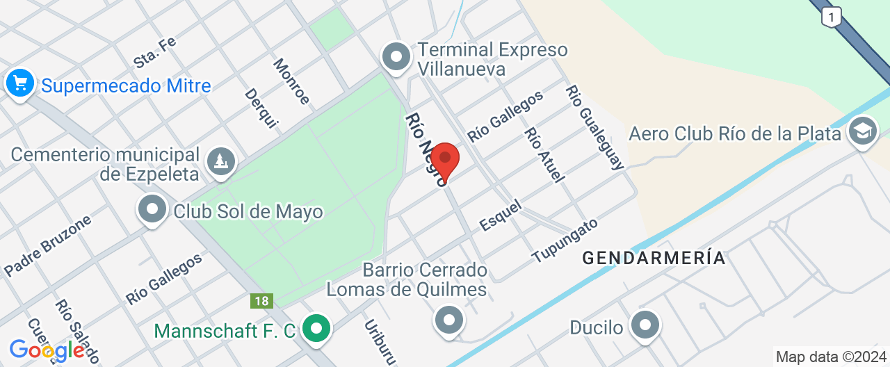 Mapa de la ubicación
