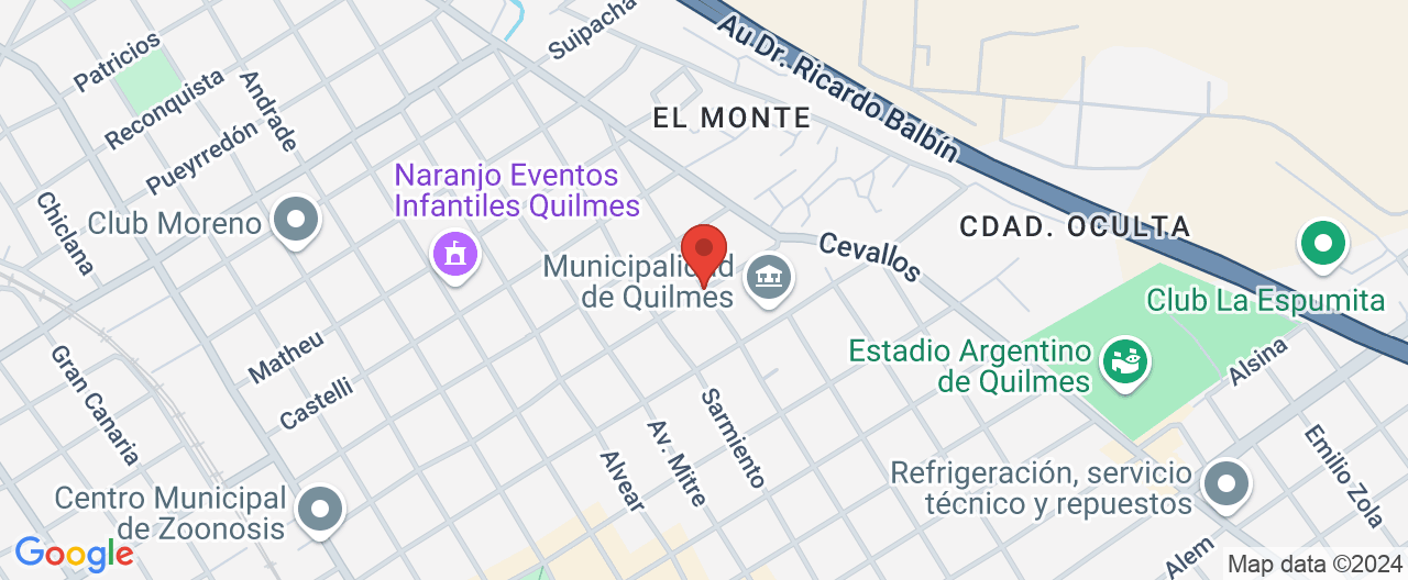 Mapa de la ubicación