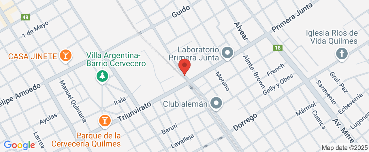 Mapa de la ubicación