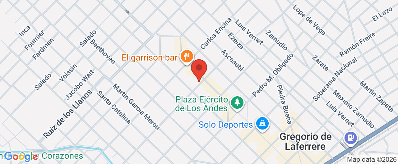 Mapa de la ubicación