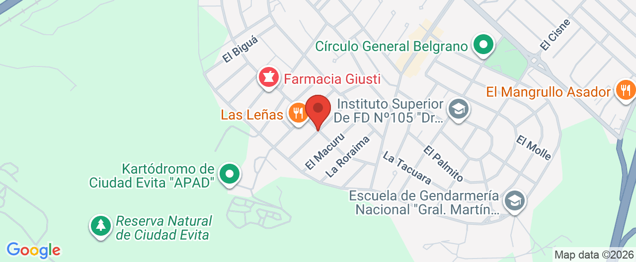 Mapa de la ubicación