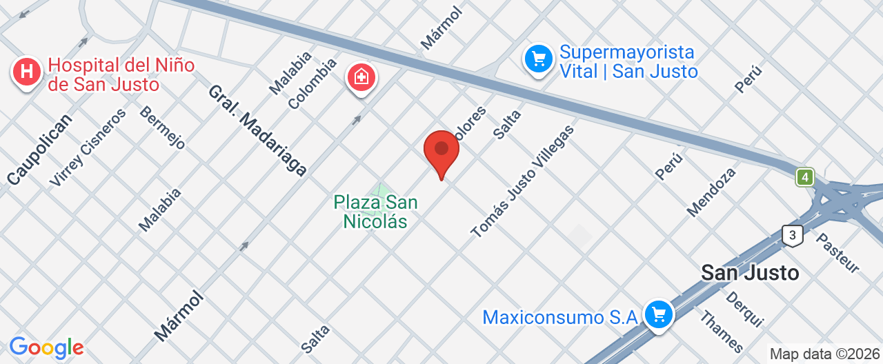 Mapa de la ubicación