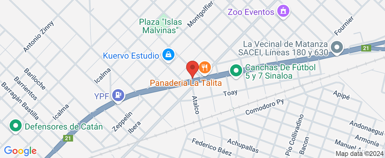 Mapa de la ubicación