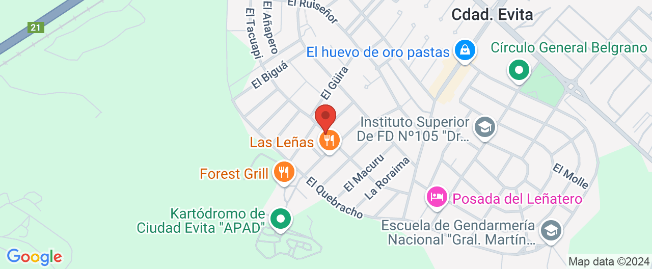 Mapa de la ubicación
