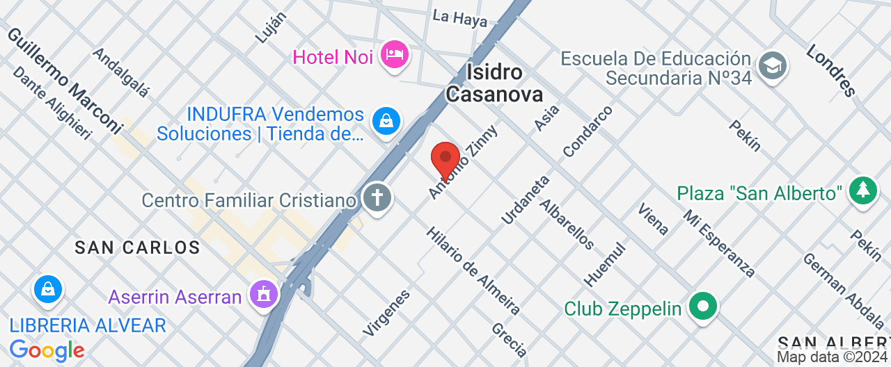 Mapa de la ubicación
