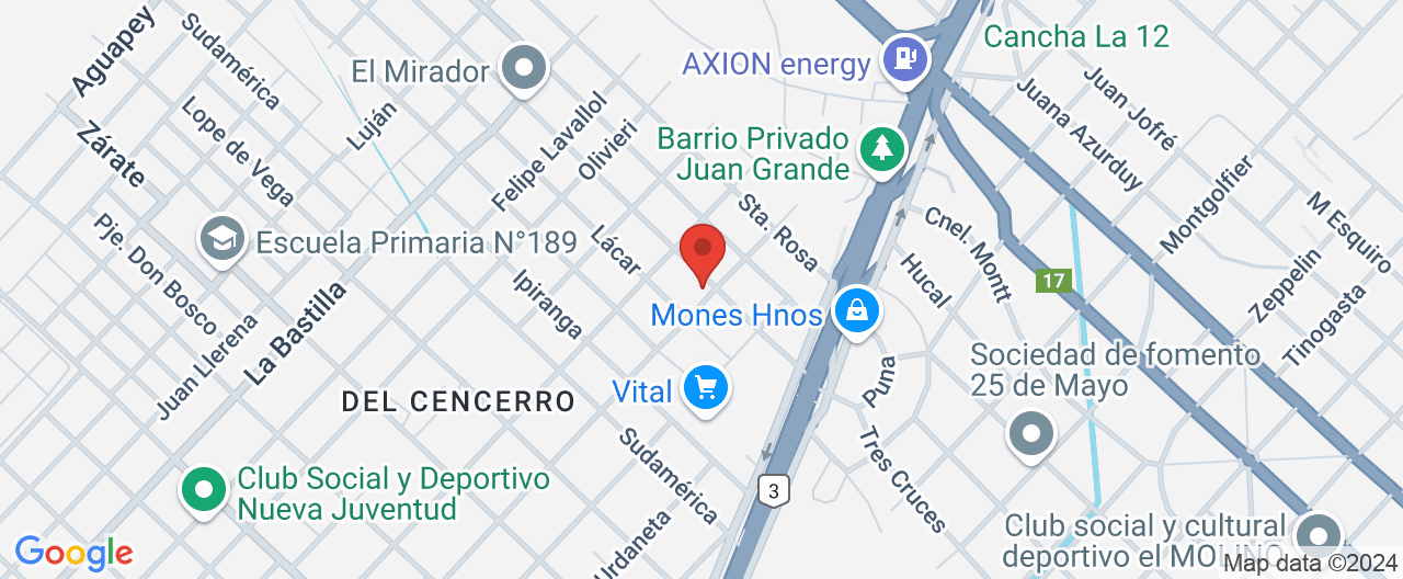 Mapa de la ubicación