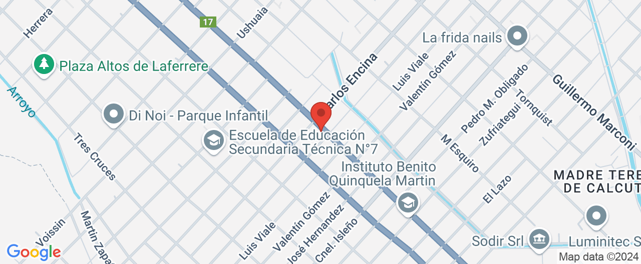 Mapa de la ubicación