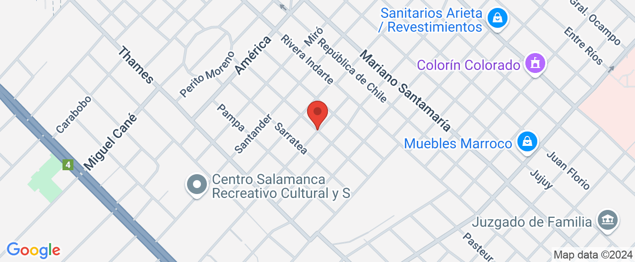 Mapa de la ubicación