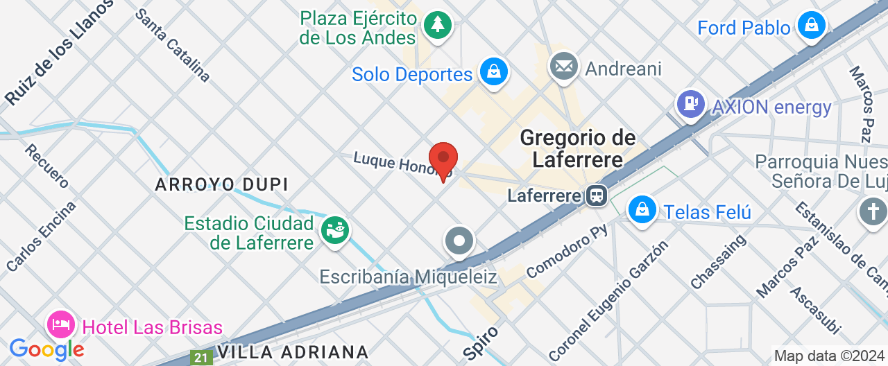 Mapa de la ubicación