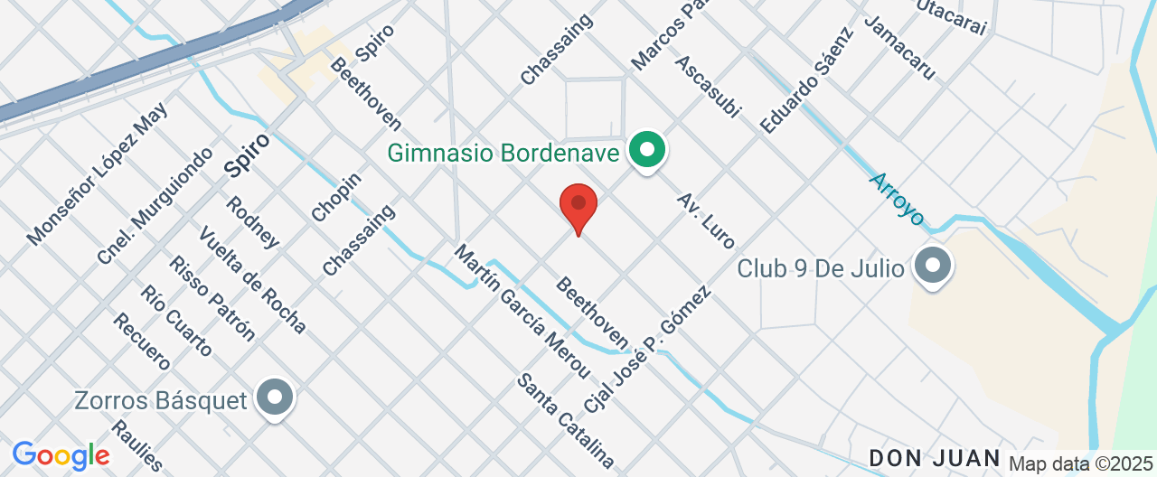 Mapa de la ubicación