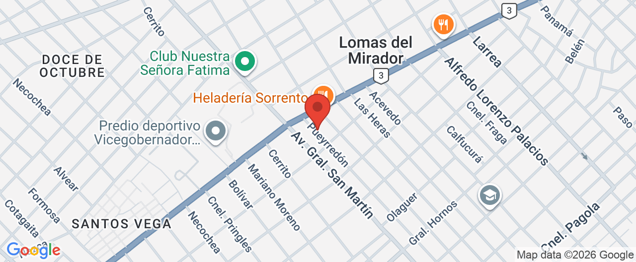 Mapa de la ubicación